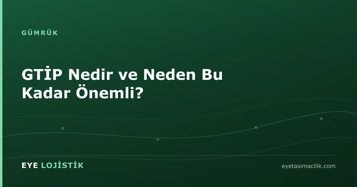 GTİP Nedir ve Neden Bu Kadar Önemli?